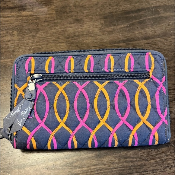 Vera Bradley Turn-Lock Wallet in Jazzy Swirls - Picture 5 of 5